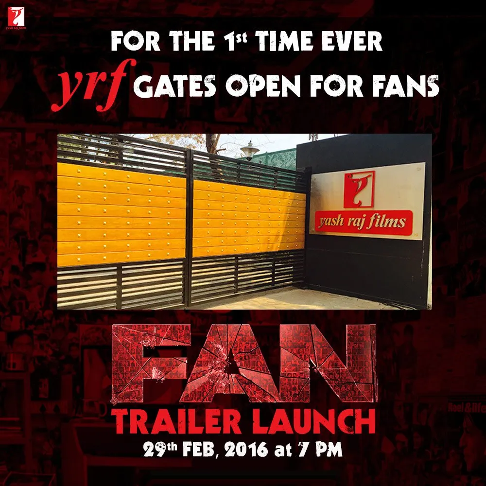 Gerbang ini siap menantikan 4000 fans © Twitter.com/yrf