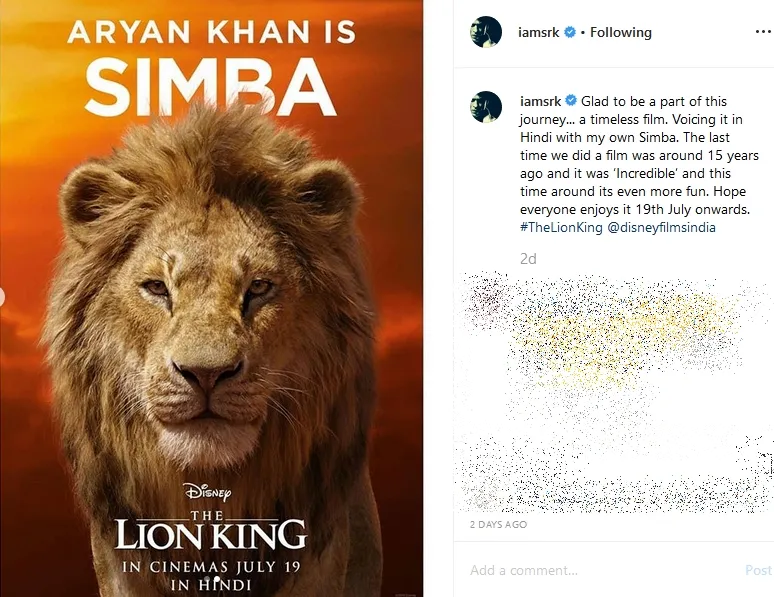 © instagram.com/iamsrk