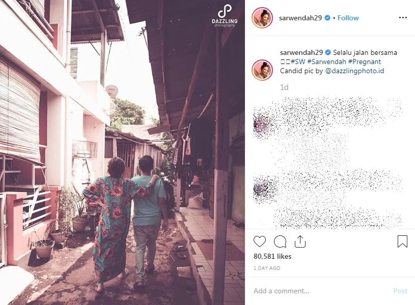 Credit: Dazzling Photography via instagram.com/sarwendah29