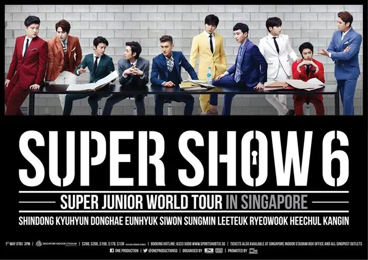 Super Junior bakal konser di Singapura © facebook.com/OneProductionSingapore