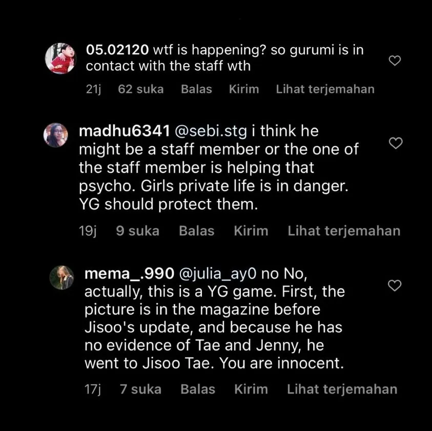 Jisoo BLACKPINK (Credit: instagram.com/sooyaaa__)