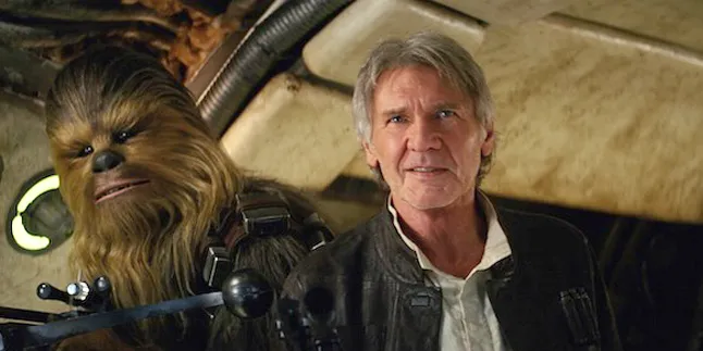 Harrison Ford nggak ikut larut dalam euforia STAR WARS seperti yang lain/©Lucasfilms