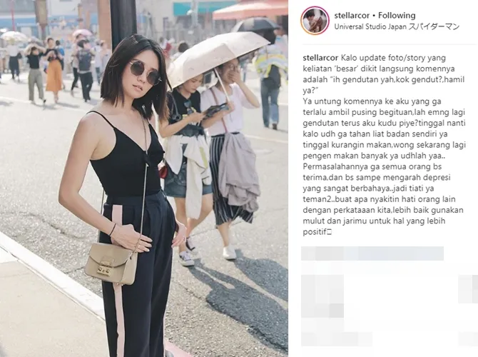Stella mencurahkan isi hatinya di Instagram. (Credit: Instagram/stelacor)