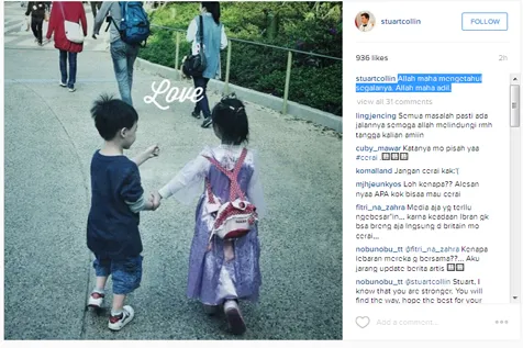 Postingan Stuart Collin dalam instagram ©Instagram.com/stuartcollin