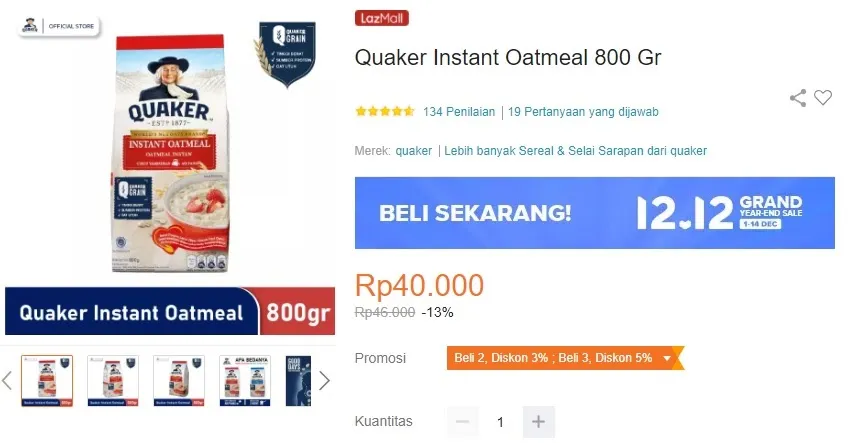 (c) Lazada