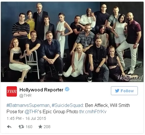 © The Hollywood Reporter/twitter