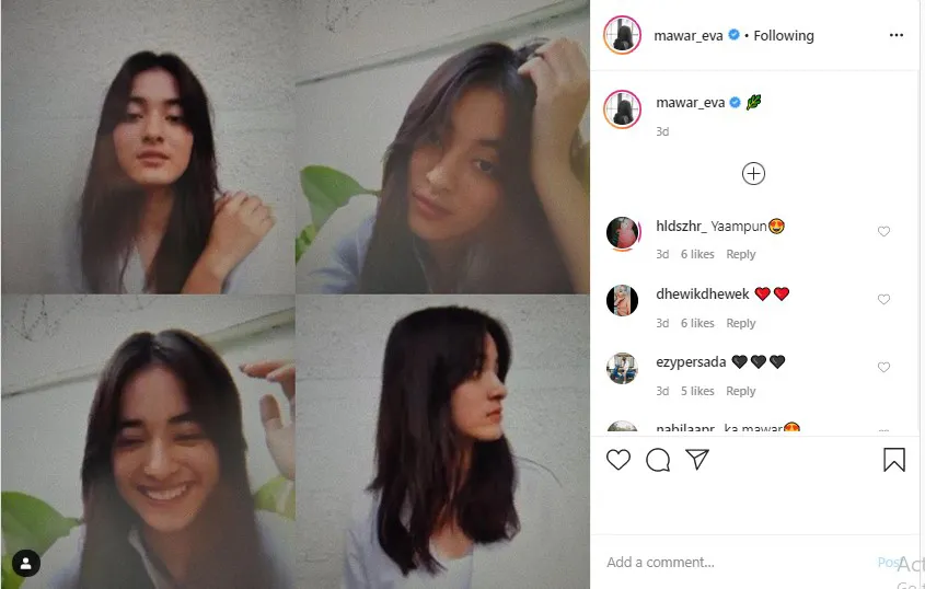 Instagram.com / mawar_eva