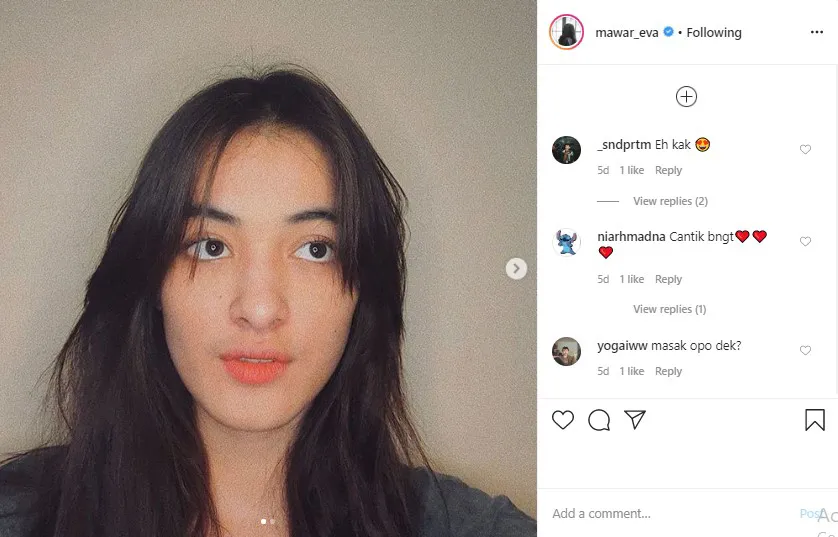 Instagram.com / mawar_eva