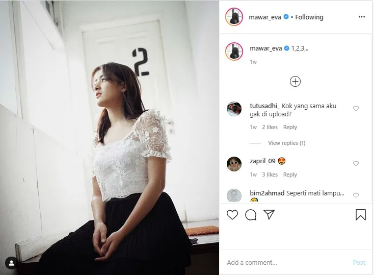 Instagram.com / mawar_eva