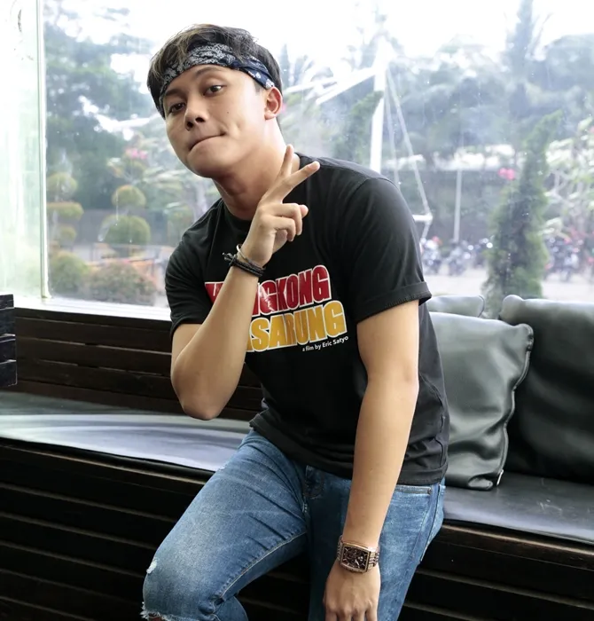 Sule turut mengajak sang anak, Rizky Febian, ambil andil dalam film tersebut. © KapanLagi.com/Muhammad Akrom Sukarya
