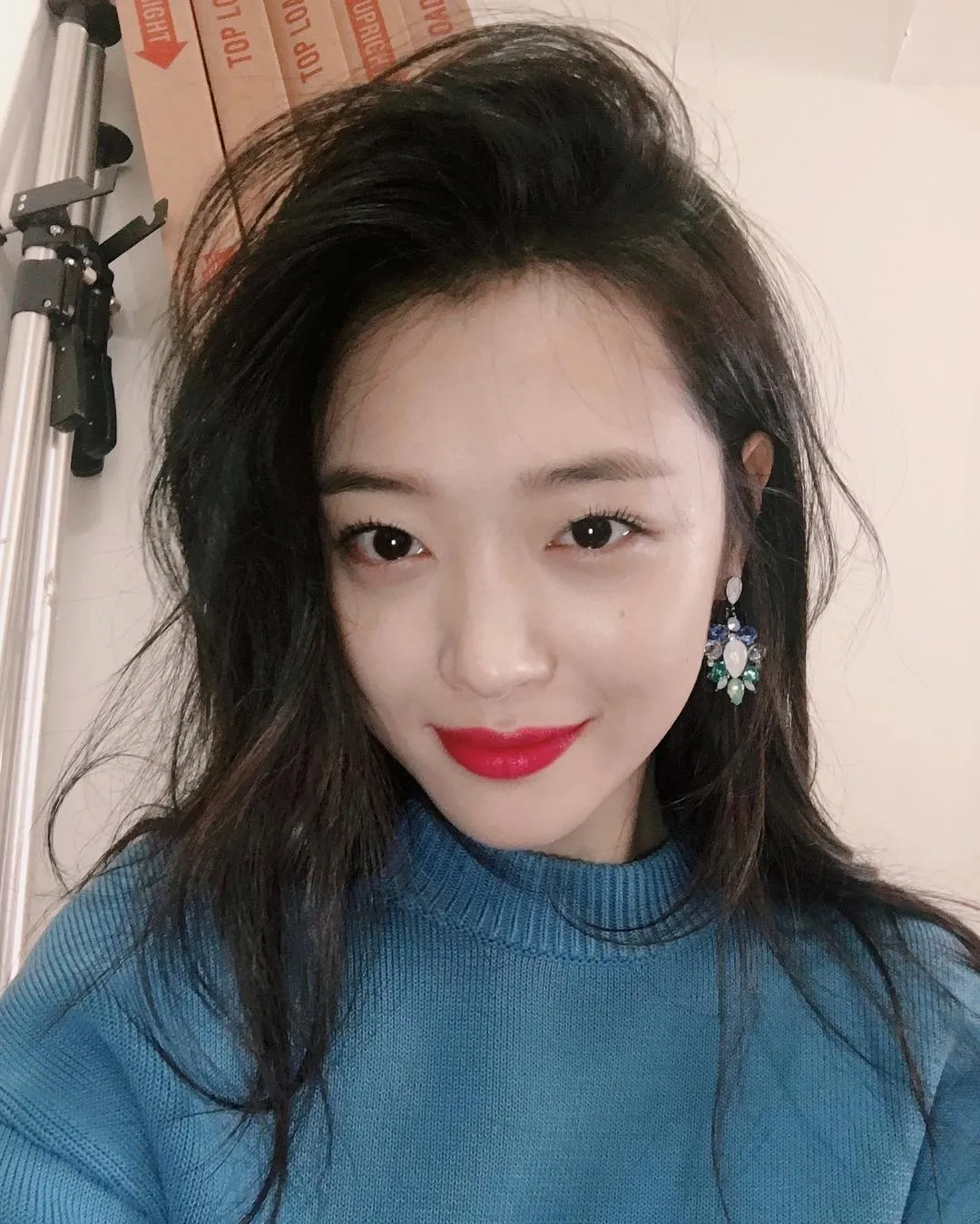 Postingan Sulli yang kini mendapat banyak pujian dari netizen. ©Instagram/jelly_jill
