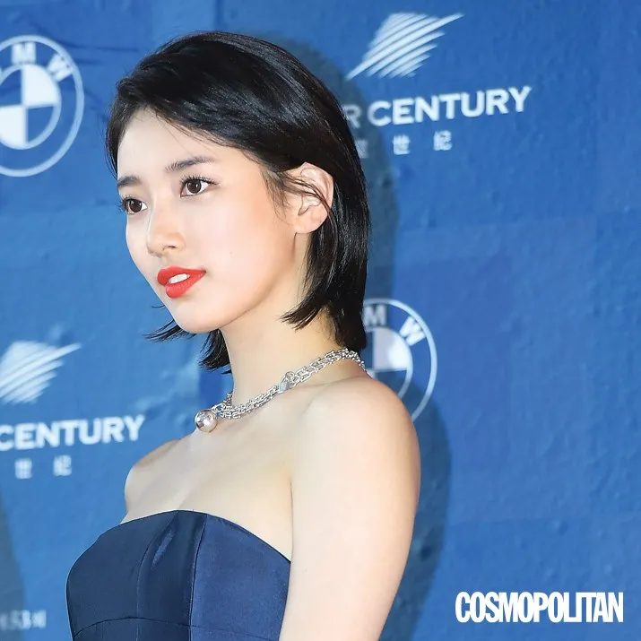 Style rambut pendek Suzy Miss A yang membuatnya semakin canti. ©cosmopolitan