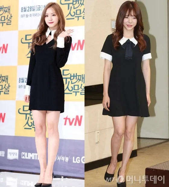 Na Eun A Pink Vs Sunny Girls Generation, siapa yang lebih cocok pakai dress hitam unyu ini? ©moneytoday.com