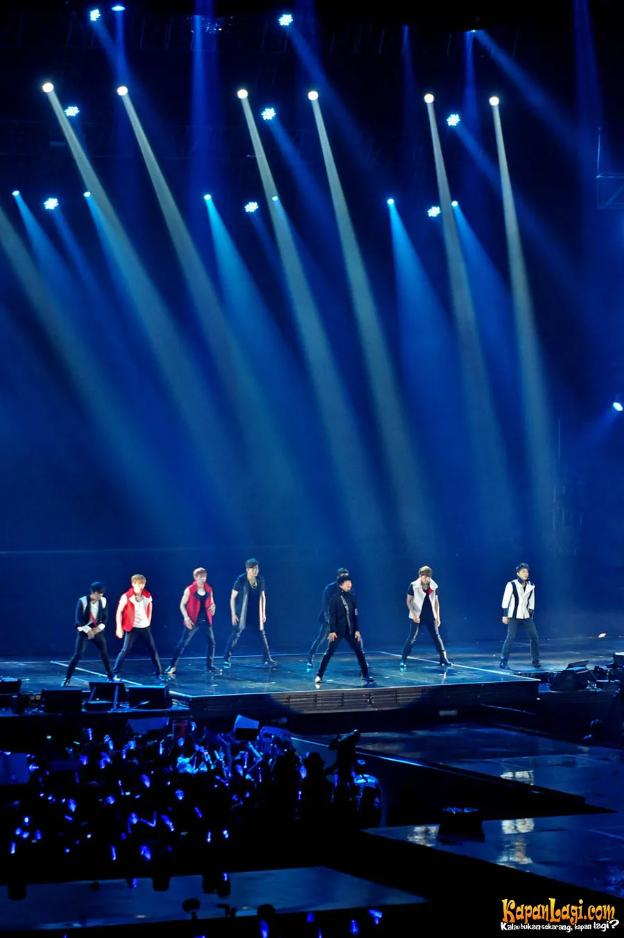 Super Junior saat SS4 Indonesia di MEIS, Ancol