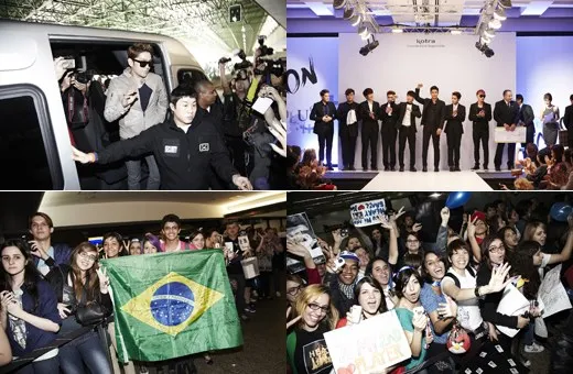 Sambutan luar biasa ELF di bandara ©soompi.com