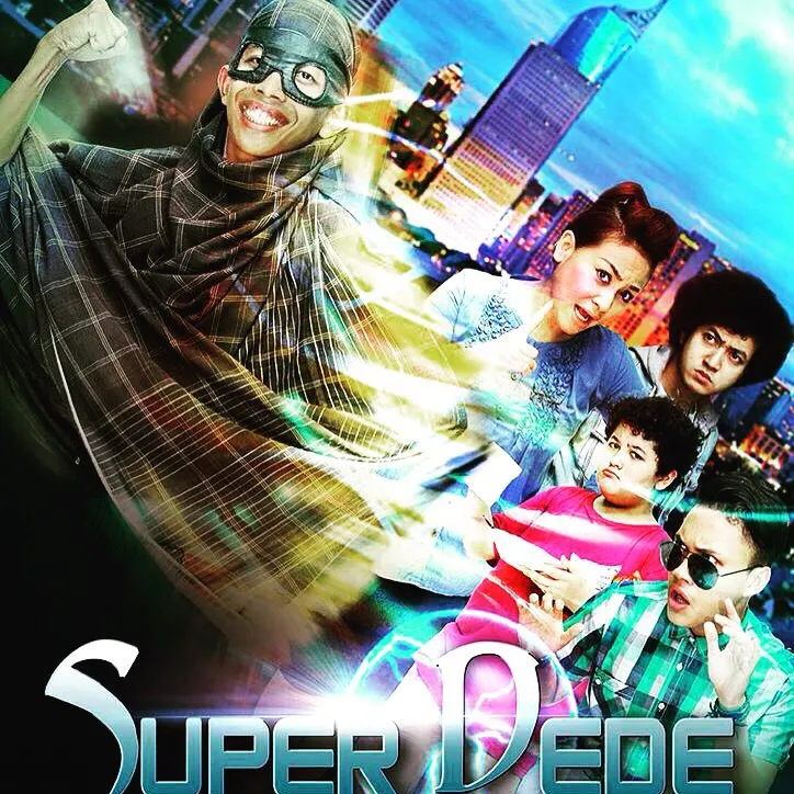Dede beraksi menjadi superhero dalam sinetron 'SUPER DEDE' ©instagram.com-dedesunandar
