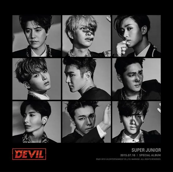 Devil akan dirilis pada 16 Juli sebagai tanda perayaan anniversary Super Junior ke-10. ©SM Entertainment