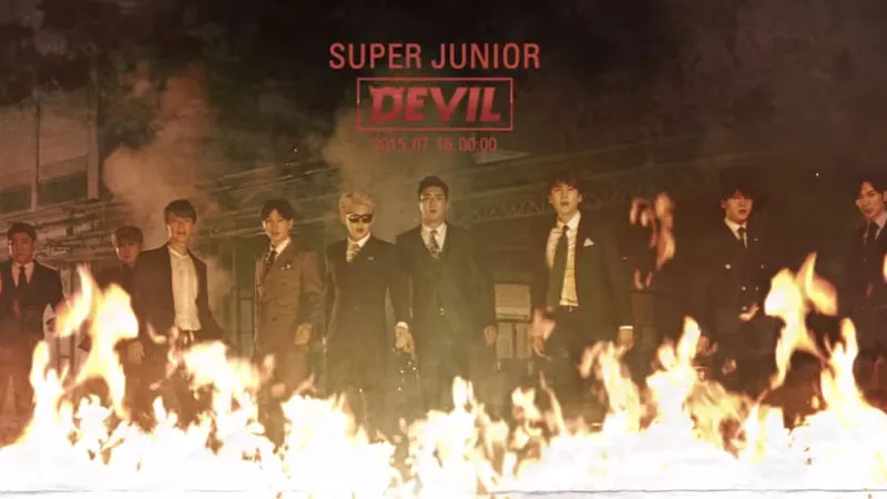 Teaser baru Super Junior untuk album Devil. ©soompi.com