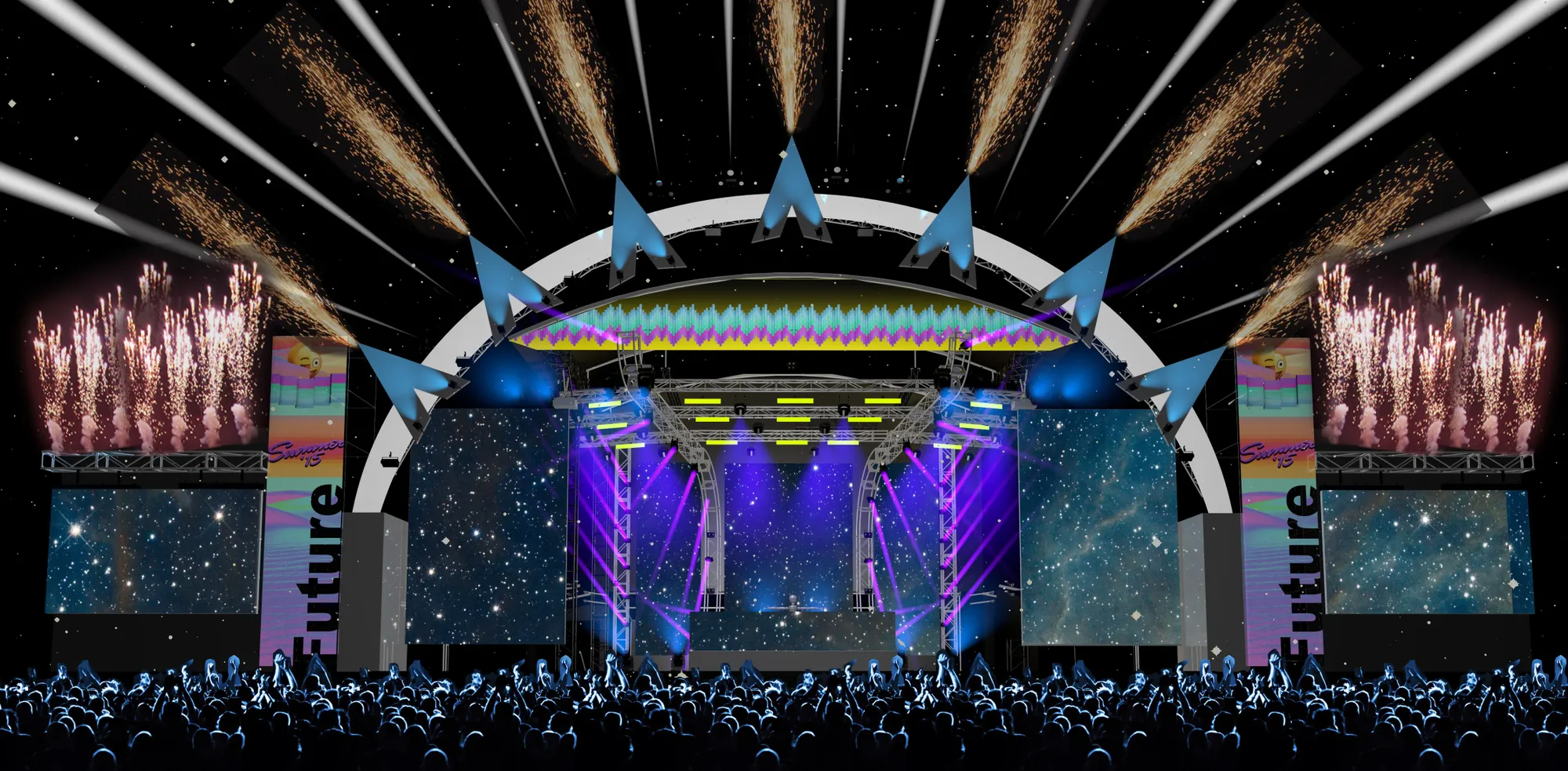 Panggung FMFA 2015 @foto: Kapanlagi.com®