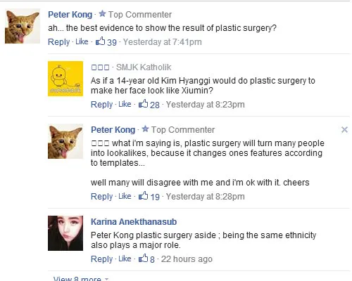 Komentar user tentang operasi plastik di Koreaboo. ©istimewa