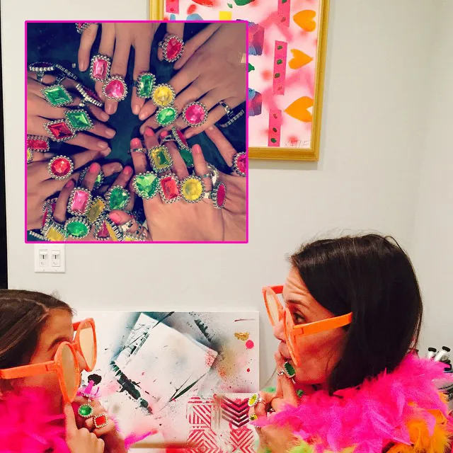 Pesta seru ala Suri dan Katie @ instagram.com/katieholmes212
