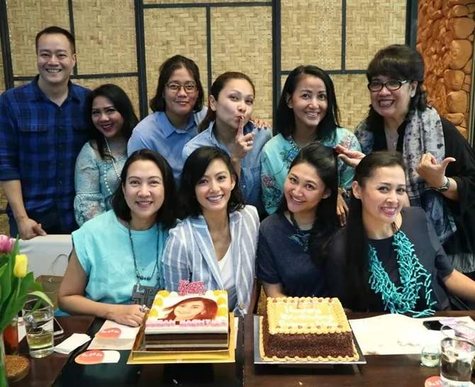 Susan Bachtiar rayakan ulang tahun bersama para sahabat © KapanLagi.com/Bayu Herdianto