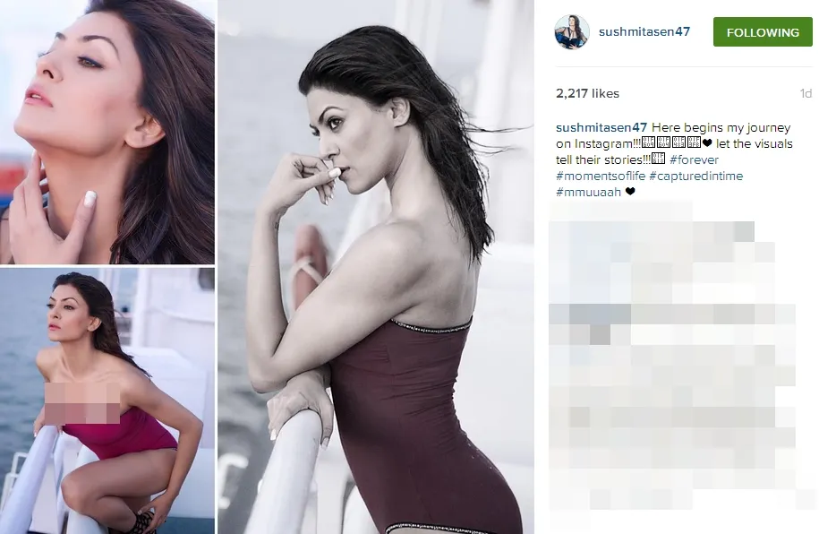Sushmita Sen debut di IG, menggoda! ©instagram/sushmitasen47