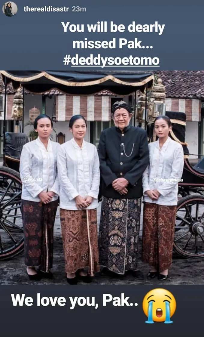 Dian Sastro ungkap kesedihan (credit: instagram.com/therealdisastr)