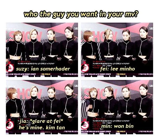 Saat Fei dan Jia memperebutkan Lee Min Ho, Suzy sama sekali tidak menaruh minat. ©SBS