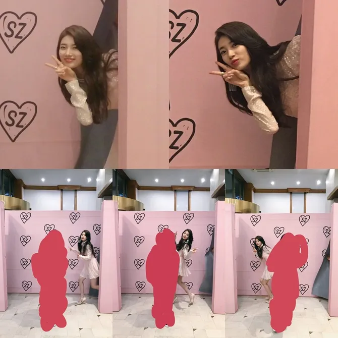Suzy Miss A memberikan kejutan pada penggemar. © soompi.com