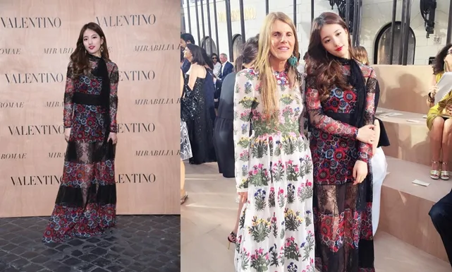 Suzy dalam acara fashion di Roma, Itali. ©istimewa