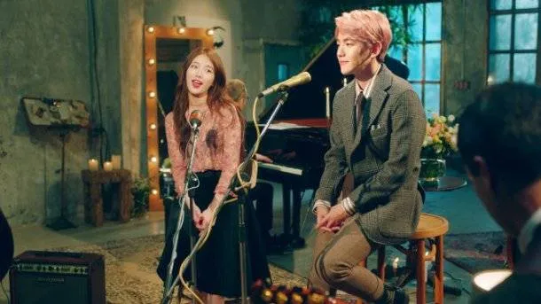 Lagu duet Suzy dan Baekhyun masih bertengger di puncak tangga lagu Korea. © allkpop.com