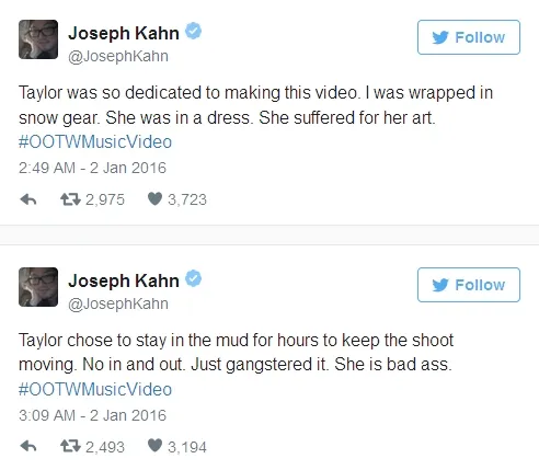 Kahn puji Taylor Swift ©twitter/josephkahn