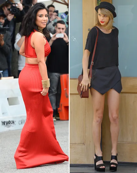 Keseksian Kim mampu dikalahkan oleh Swift @ istimewa