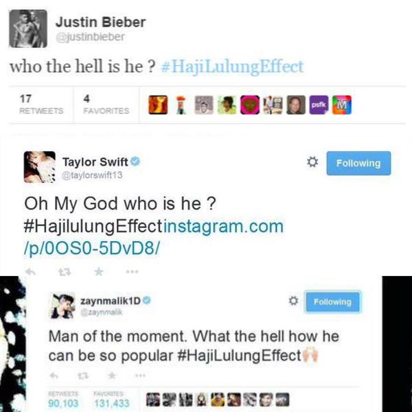 Tweet Taylor Swift CS mengenai Haji Lulung / © Twitter