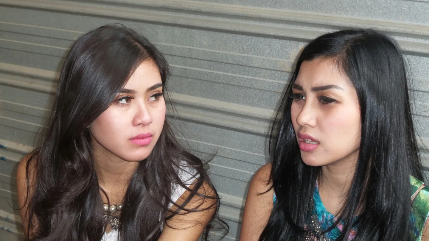 Syahnaz Sadiqah dan Nisya Saadia © KapanLagi.com/Sahal_Fadhli 