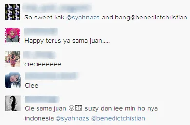 Komentar fans mengenai kado misterius Syahnaz / © Instagram