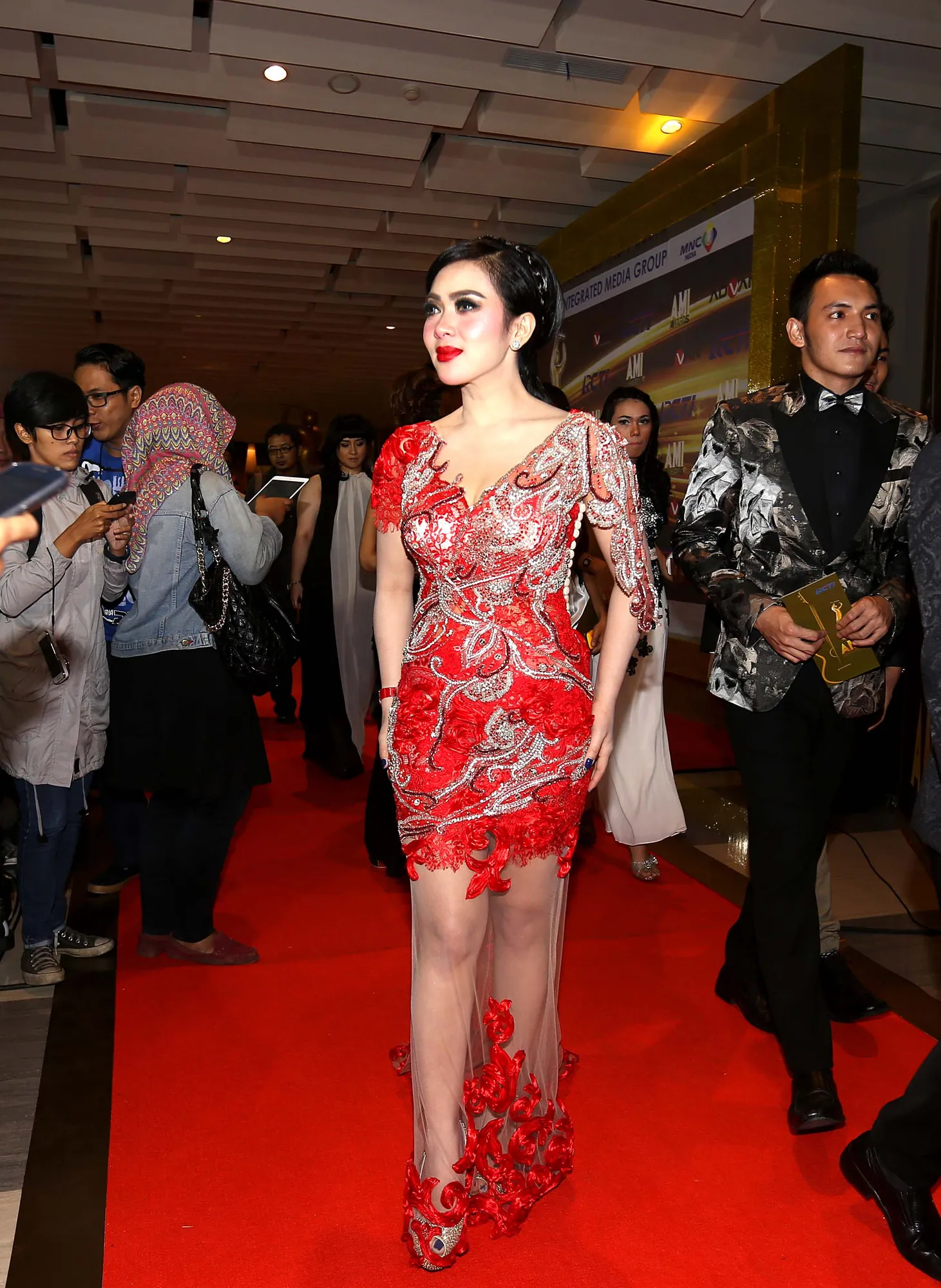 Turuti pacar, Syahrini tak umbar kisah cintanya di depan kamera ©KapanLagi.com/Budy Santoso