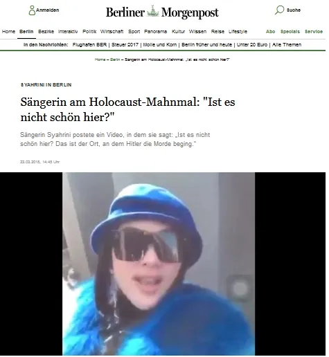 Syahrini jadi sorotan media Berlin, Jerman ©morgenpost.de