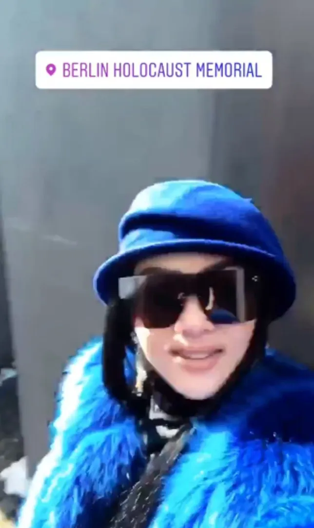 IG story Syahrini yang membuat netizens mengkritiknya soal Holocaust © instagram.com/princessyahrini