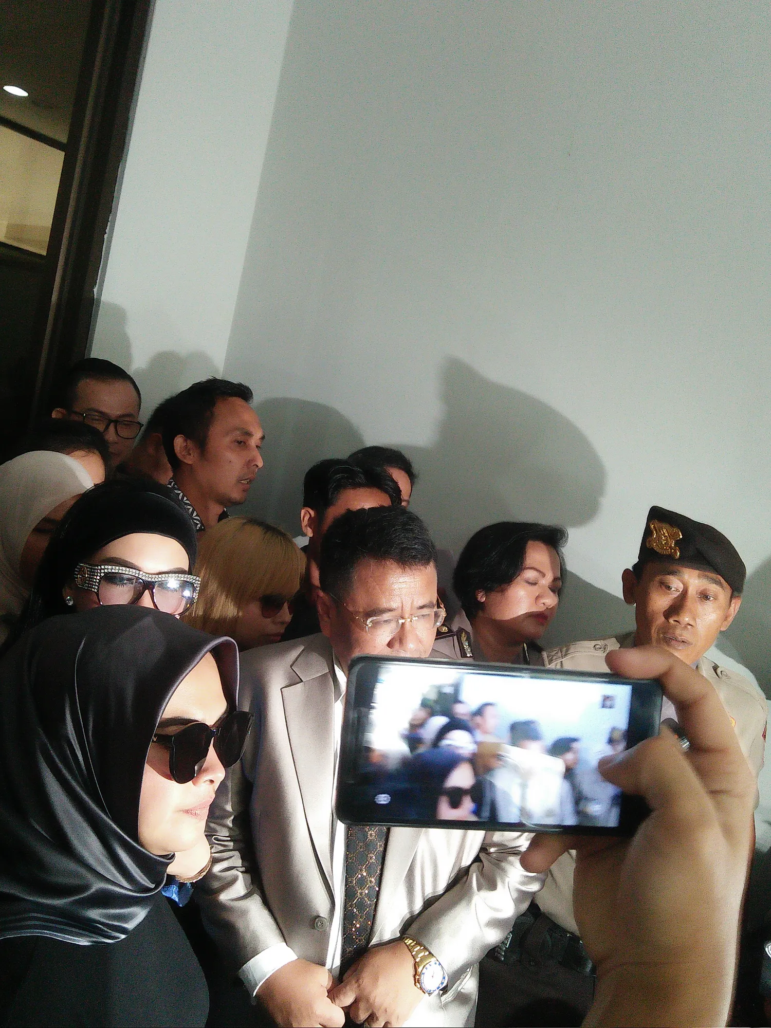 Syahrini saat hadiri sidang kasus First Travel © KapanLagi.com®/Nuzulur Rakhmah