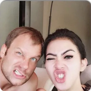 Dash Berlin - Syahrini selfie kocak bareng ©IG Syahrini/Dash Berlin