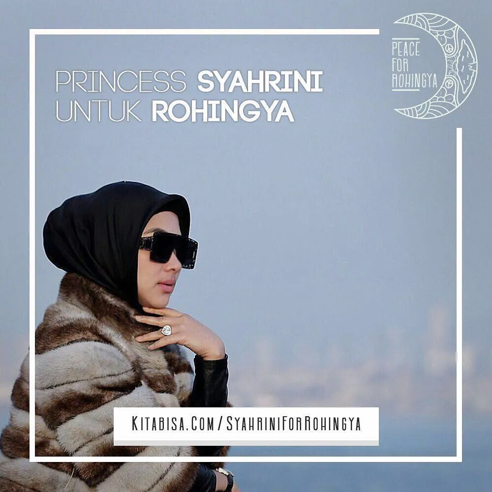 Syahrini galang dana untuk bantu Rohingya © Instagram/princessyahrini