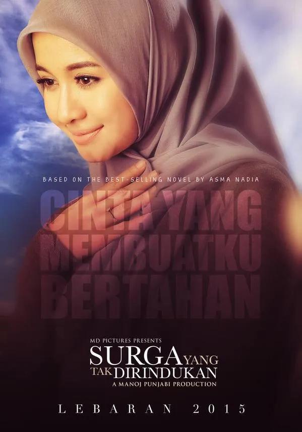 Bikin hati teduh, Bella makin cantik dalam poster SURGA YANG TAK DIRINDUKAN/©MD Pictures