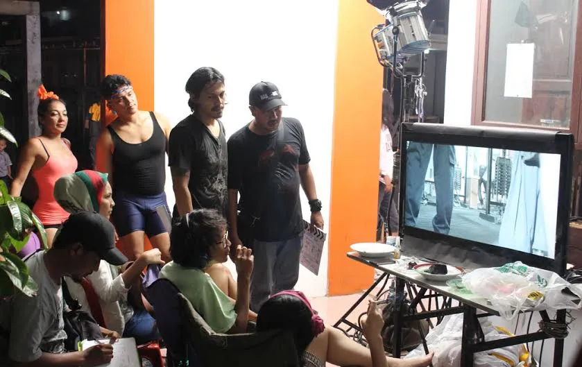 Suasan syuting film GILA DAN JIWA. (Puput Puji Lestari)