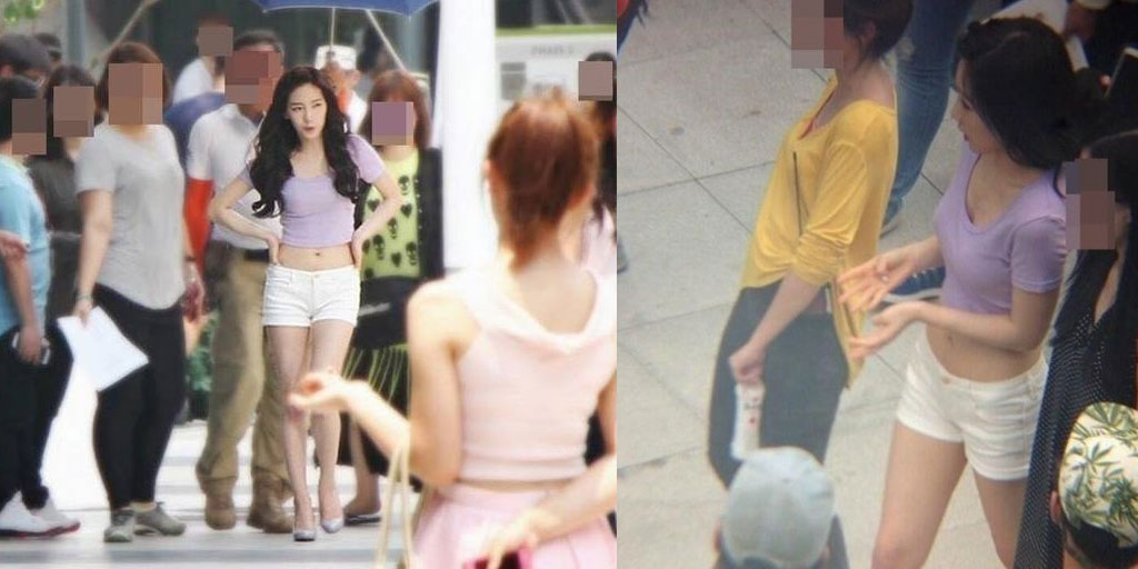 taeyeon snsd pamer body seksi di tengah jalan thailand