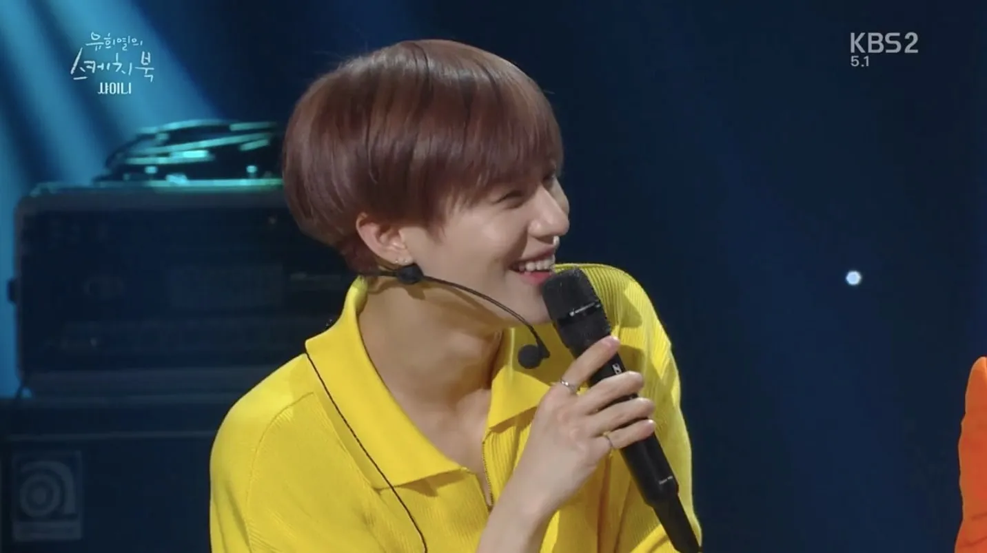 Taemin saat membicarakan Suzy © KBS2