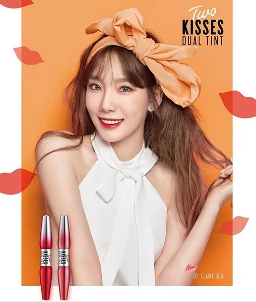 Taeyeon jadi brand ambassador produk riasan wajah. /©instagram.com/taeyeon_ss