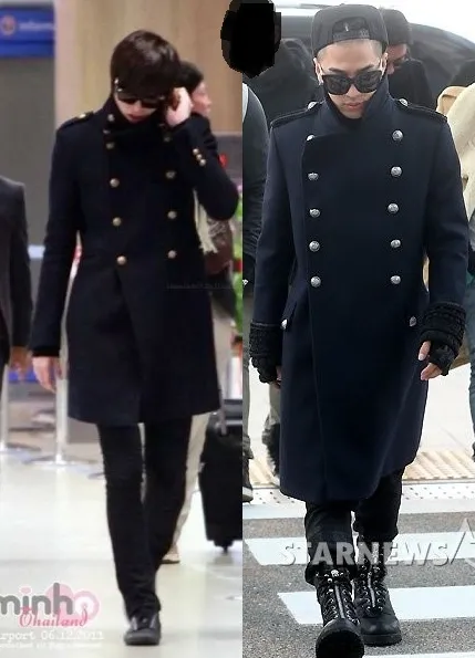 Saat Lee Min Ho dan Taeyang Big Bang pakai coat sama, menurutmu? ©pann.nate.com