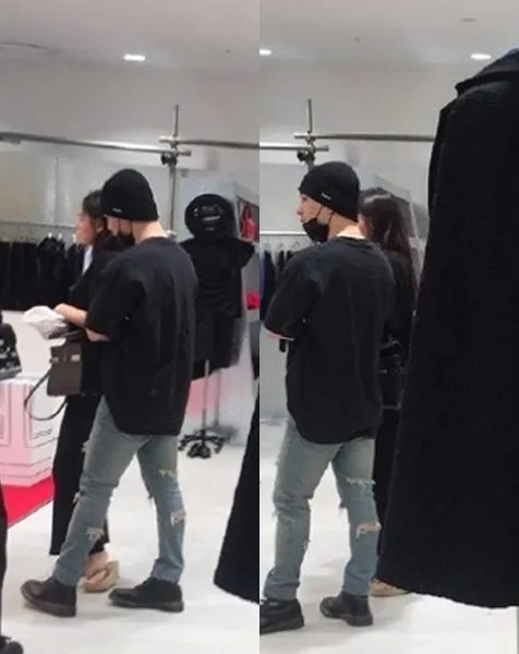 Taeyang dan Min Hyo Rin kompak pakai hitam di Tokyo © soompi.com
